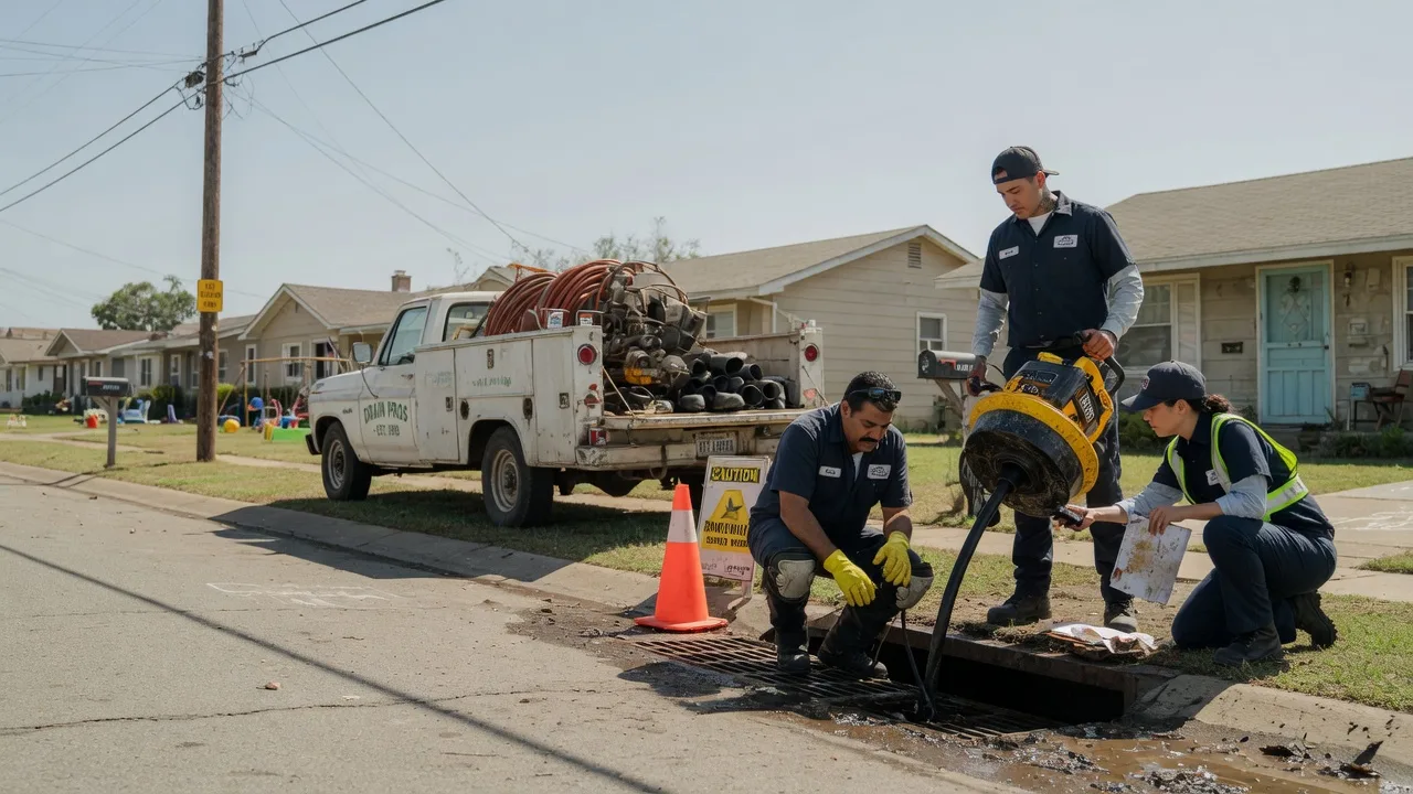 Drain Cleaning in Farmersville, TX near me
